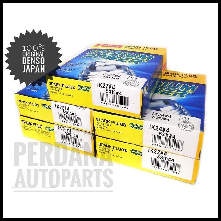 TERLARIS BUSI DENSO IRIDIUM POWER : IK16, IK20, IK22, IK24, IK27 ASLI ORIGINAL