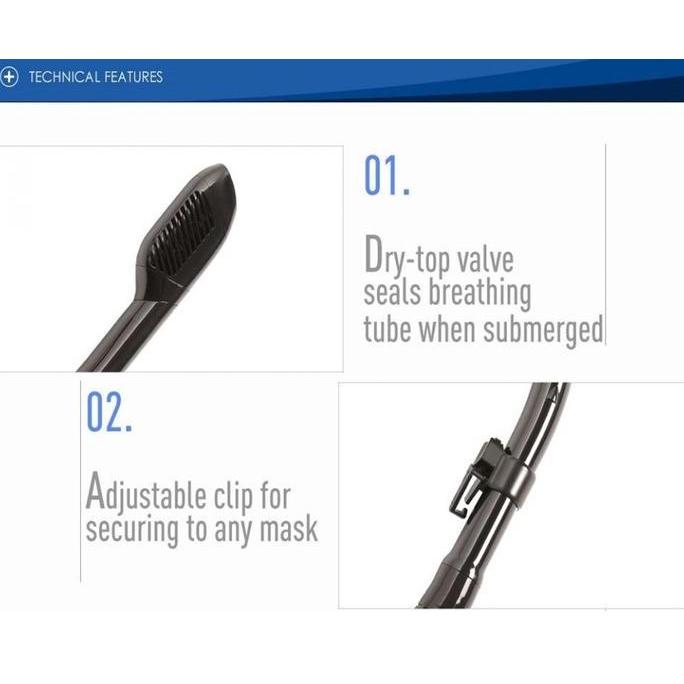 Combo Cressi MS F1 / Kacamata Cressi F1 + Snorkel Cressi Dry Snorkling