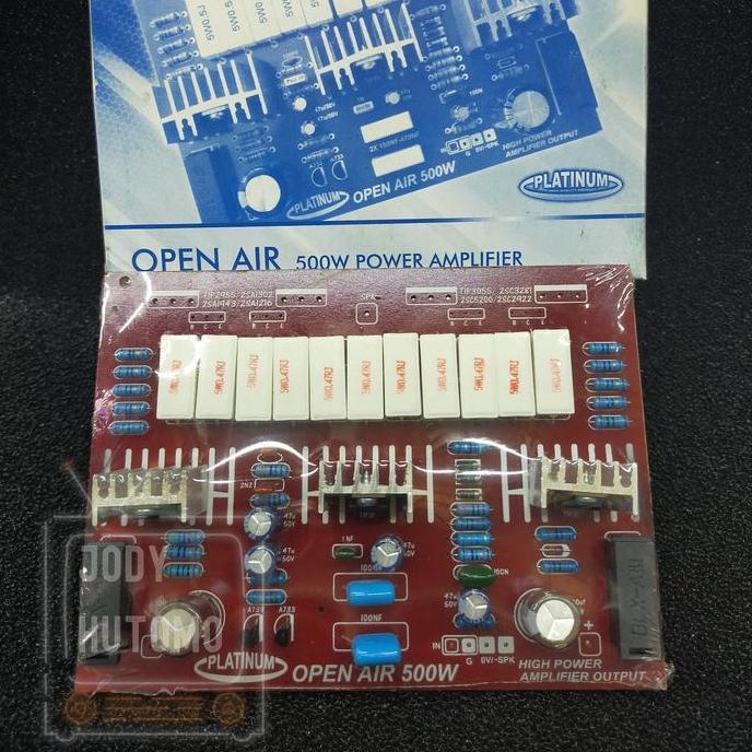 Driver Kit Power Amplifier Mono OPEN AIR 500 WATT PLATINUM Power Mono