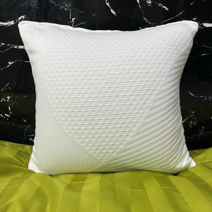 Grandfather- Bantal Sofa Busa Memory Foam Ukuran 40X40 Motif Cantik Super Lembut & Mewah Gold Kain P