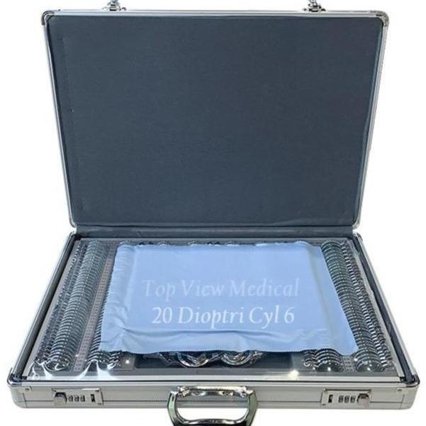 TERBARU Trial lens set Alat Periksa Mata Optik Trial Lens Trial Frame Optikal Aluminium Case High Qu