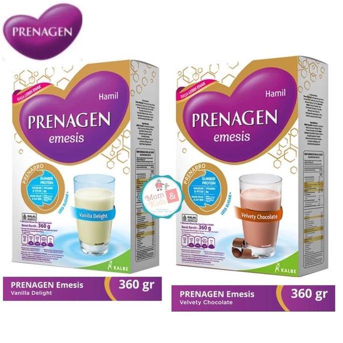 Prenagen Emesis Vanila Coklat 360gr | Prenagen Susu Ibu Hamil (0-3 Bulan) 360 gr