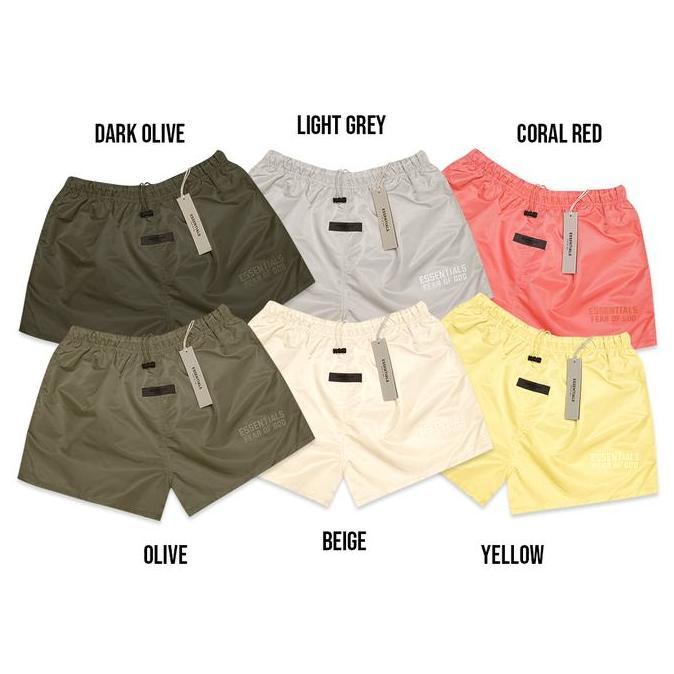 Boyinboy- Fog Essentials Velvet Text Running Nylon Shorts
