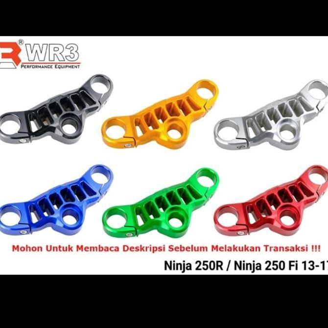 Triple Clamp Segitiga Stang WR3 Ninja 250FI 250 FI Old 2013-2017