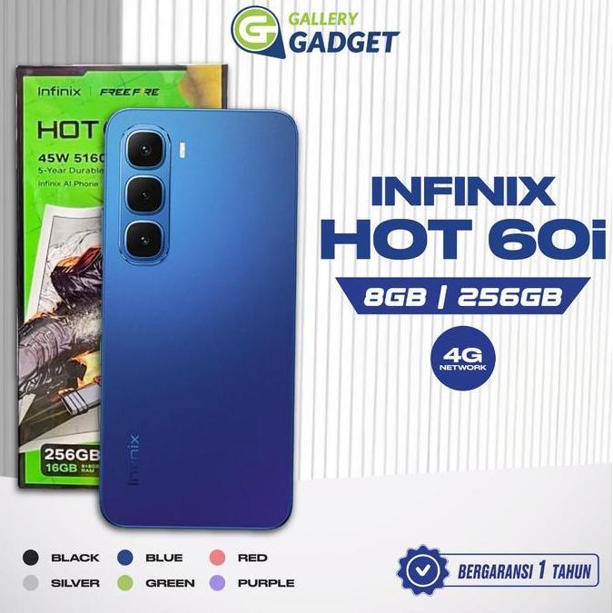 Gasskirim- Infinix Hot 60I 8/256 Gb 8Gb 256Gb Nfc Garansi Resmi Hp Android Gaming