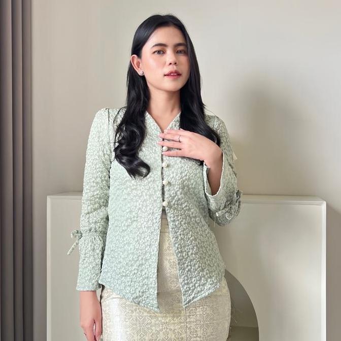 Premium Hoolaqueen - Chana Blouse - Atasan Blouse - Blouse Kondangan - Outfit Simple Kondangan