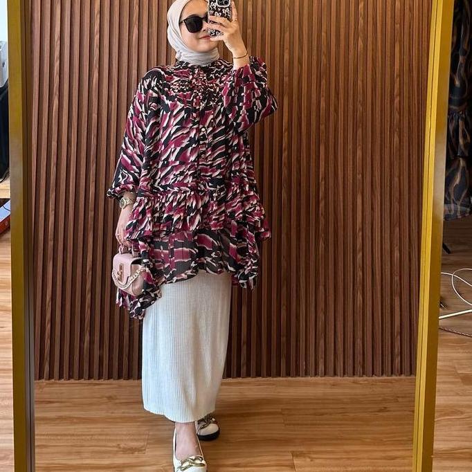 Cantek- Floral Tunik | Motif Bunga By Youbuyofficial