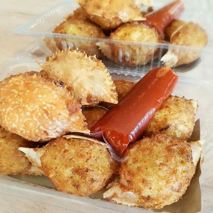 Kepiting/ketam isi khas belitung/lohaikhok size M + sambal gurih