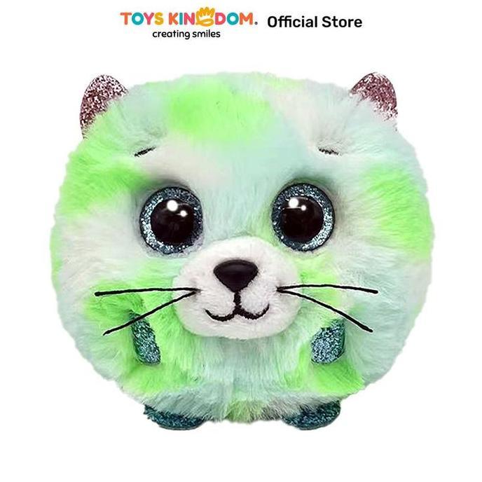 TY PUFFIES BALL BONEKA HEWAN CAT TY95340 - HIJAU