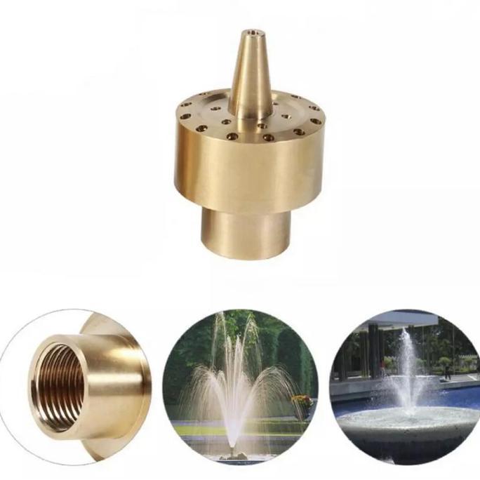 Nosel-Nozzel pipa air mancur Model kembang api 1/4 Inchi