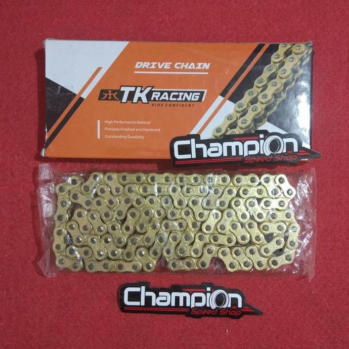 Rantai TK Racing 428 428-130 428 - 130 428HS-130L Gold Bright