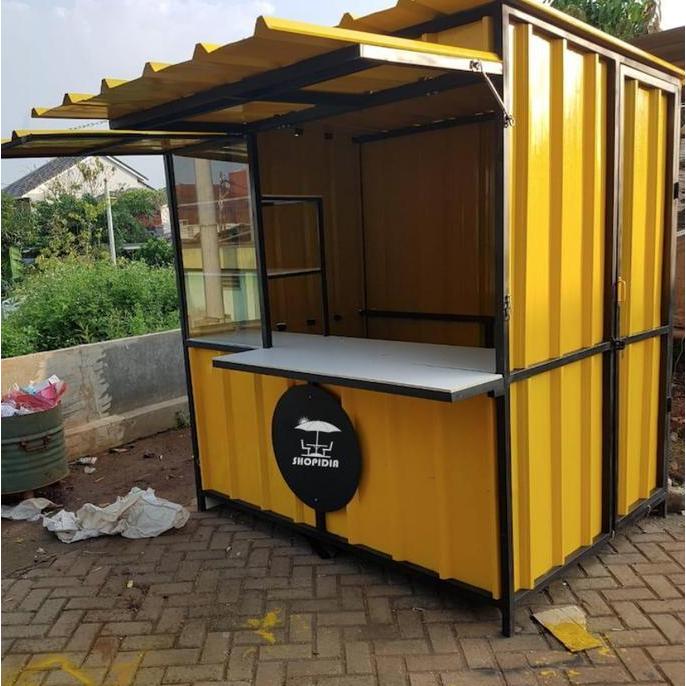 Terlaris Booth Kontainer / Gerobak Kontainer / Gerobak Costum Cafe Resto
