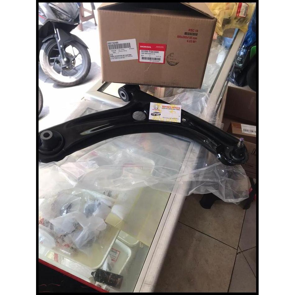 DISKON LOWER ARM SAYAP DEPAN BAWAH BRV GEN 1 DG1 BRIO SATYA MOBILIO 2012 - 2024 HONDA 51350-TG4-K00 