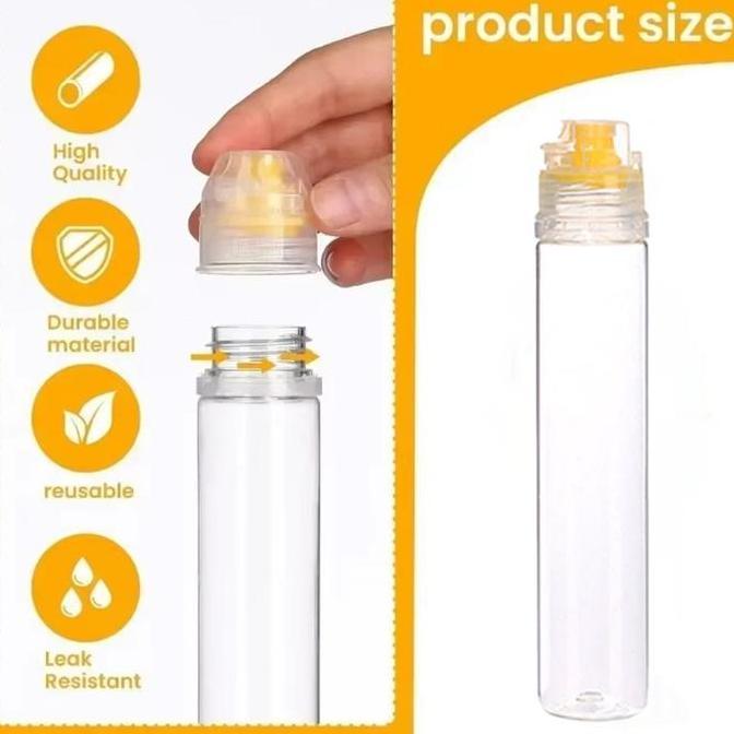 botol madu kecil 130ml/ Botol Marjan pet  /Botol Madu Tutup Valve/ Botol Sirup