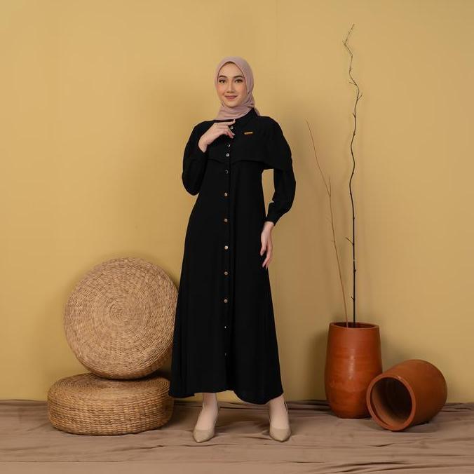 Promo Musamma - Yurie Dress - Airflow - Gamis Cantik