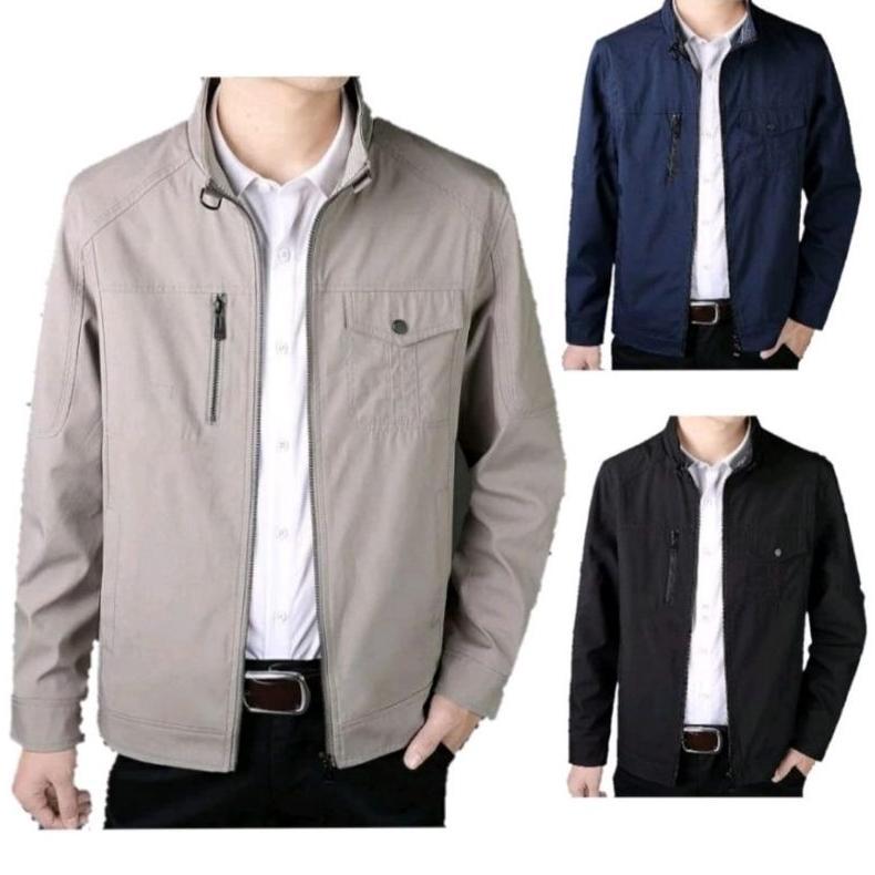BEST SELLER BAHAN IMPORT PREMIUM FASHION PRIA DEWASA/JAKET KANTOR/JAKET CASUAL/JAKET COWOK MASA KINI