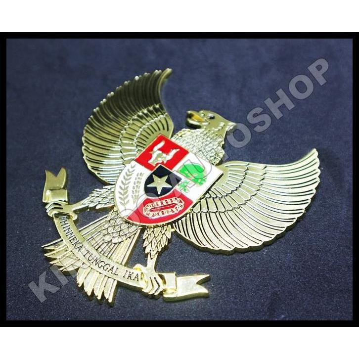 TERMURAH EMBLEM GRILL / PLAT NOMOR MOBIL GARUDA PANCASILA MITSUBISHI KUDA