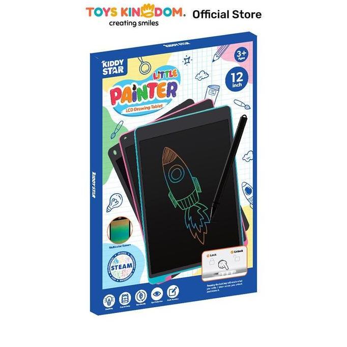 KIDDY STAR 12 INCI LCD DRAWING BOARD RANDOM