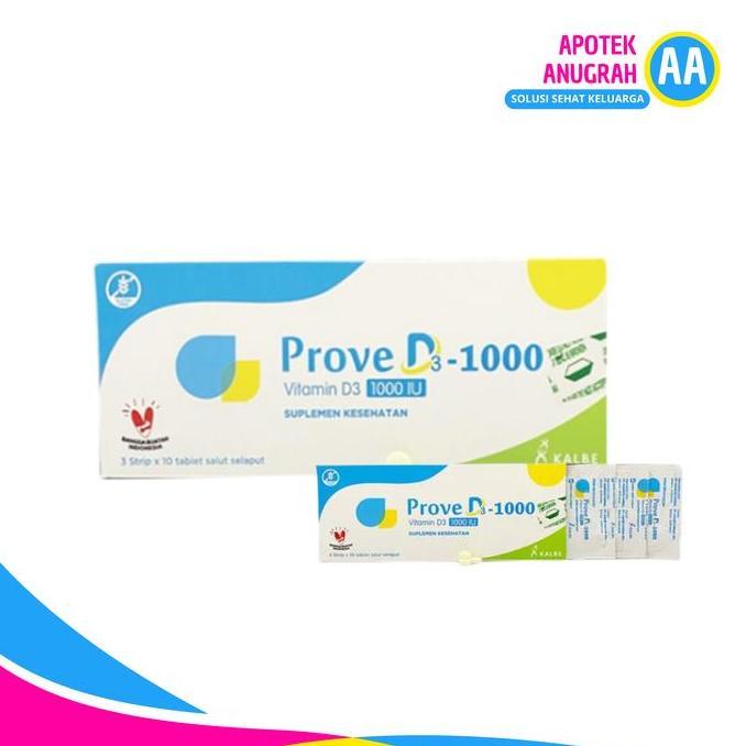 PROVE D3 1000&5000 IU-VITAMIN D3 1 DUS ISI 30 TABLET