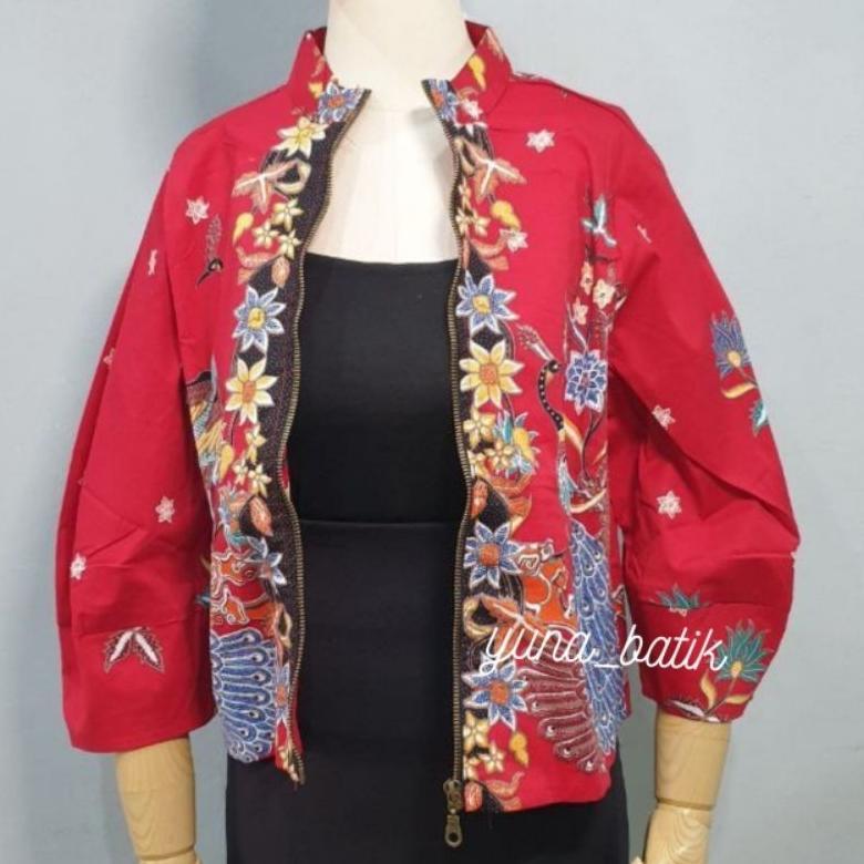 Murah Blazer Batik Cardigan Batik Premium / Batik Outer Wanita / Batik Kekinian