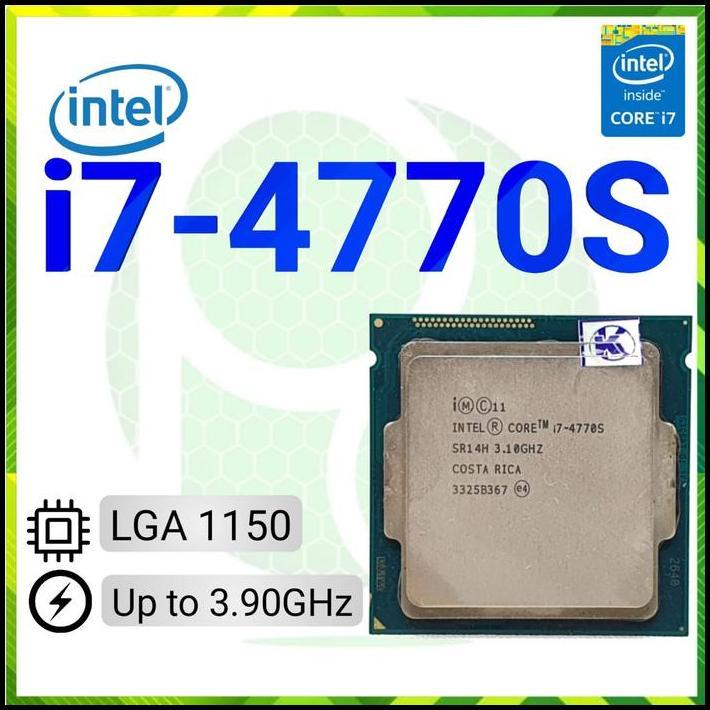 Intel Core i7 4770S up to 3.90GHz | CPU Processor Prosesor i7 4770 S best seller