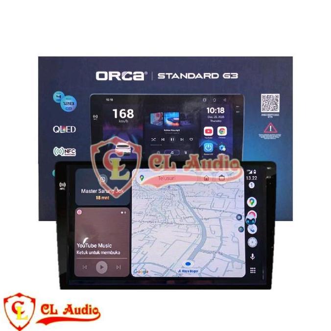 Head Unit Android 9 Inch ORCA OEM Toyota Vios 2008-2012 Terlaris