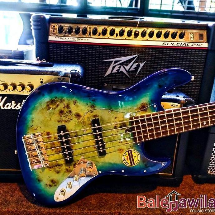 Murah Electric Gitar Bass Bacchus Universe Series WJB5-BP ACT-R Gitar Bass Bacchus WJB5 BP ACT Non C