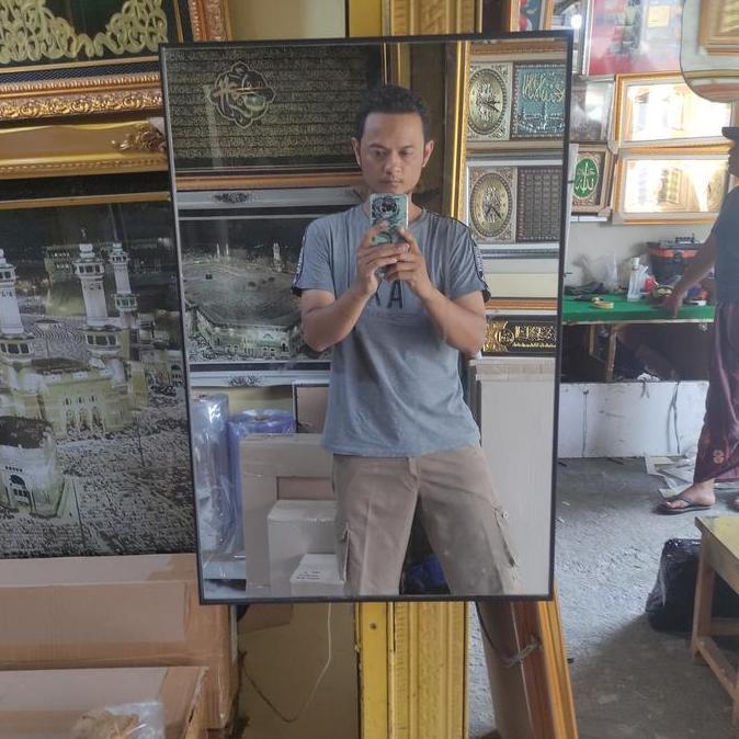 cermin frameless 40x60 cm