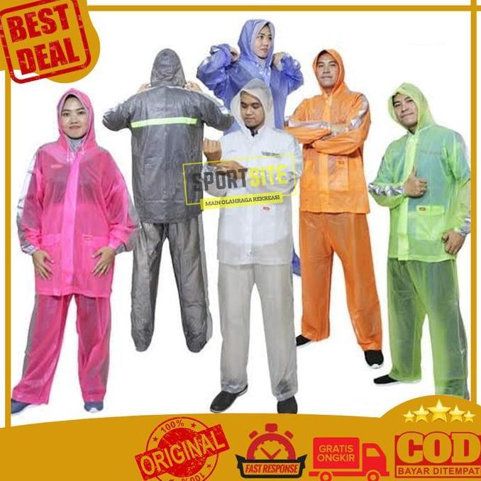 Jas Hujan Elmondo LEXI 934 Setelan Dewasa Mantel Ujan Raincoat Waterproof Elmondo EJC 934 Stelan Jak