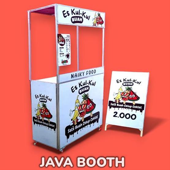 Terlaris Terlaris Booth Portable / Gerobak Lipat / Alumunium Pakai Atap