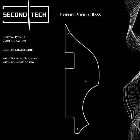 Murah pickguard Hofner Violin Bass akrilik mirror custom Non COD