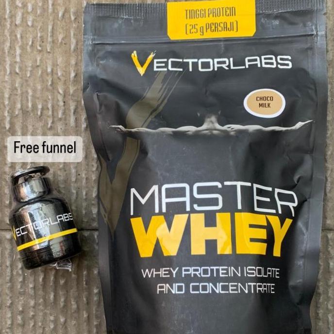 Master whey 1400 gram susu fitness protein vectorlabs suplemen gym