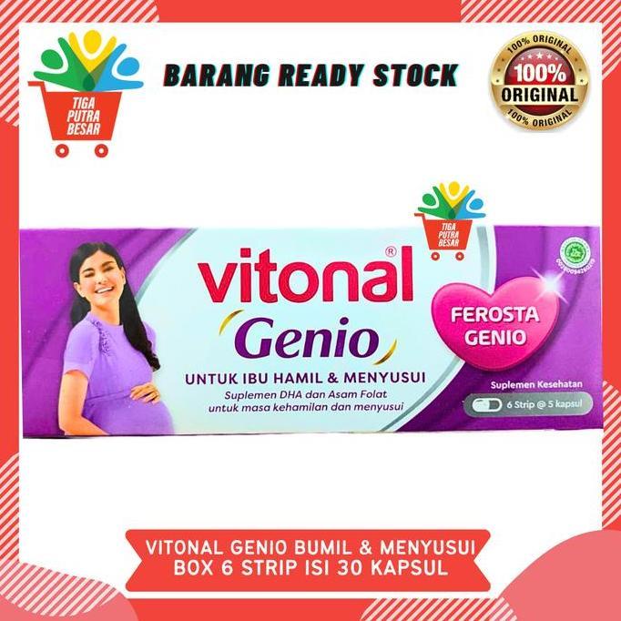 VITONAL GENIO SUPLEMEN IBU HAMIL BOX ISI 30 KAPSUL