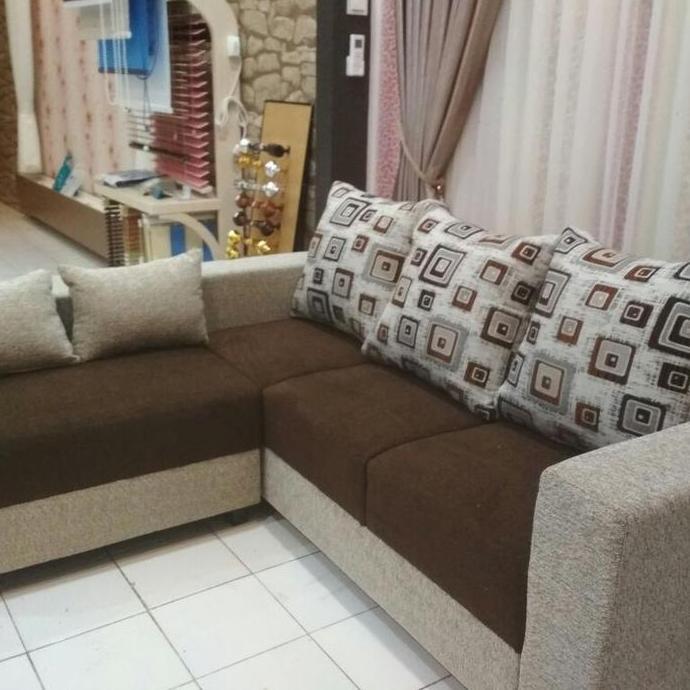 Kursi sofa tamu L minimalis, sofa minimalis, sofa, sofa l, sofa ruang tamu, sofa