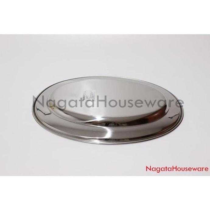 Piring Oval Stainless / Piring Oval Zebra / Piring Oval Stenlis Oval Plate Zebra 121036 (TERBAIK) (T