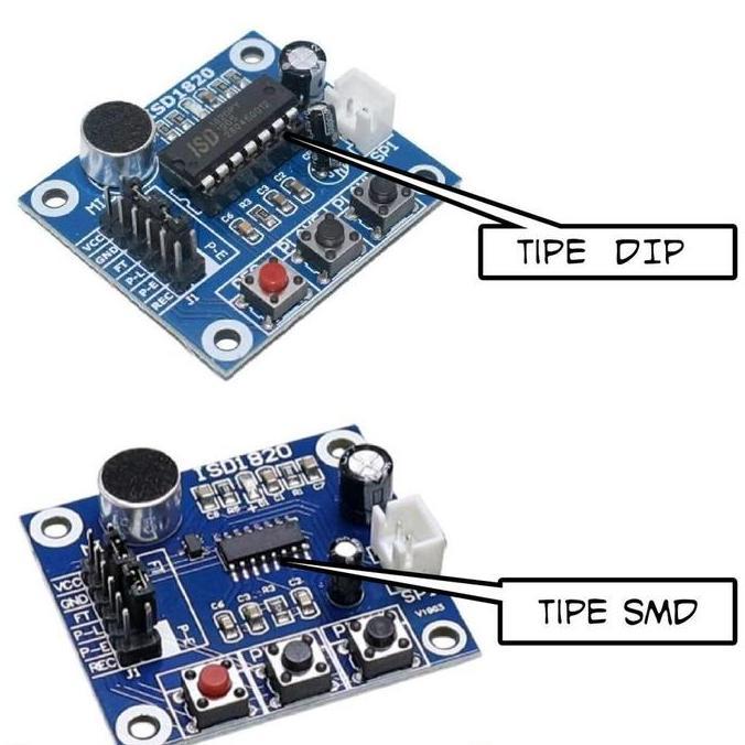Trikikal- Isd1820 Isd 1820 Voice Recording Module Voice Playback Modul Suara