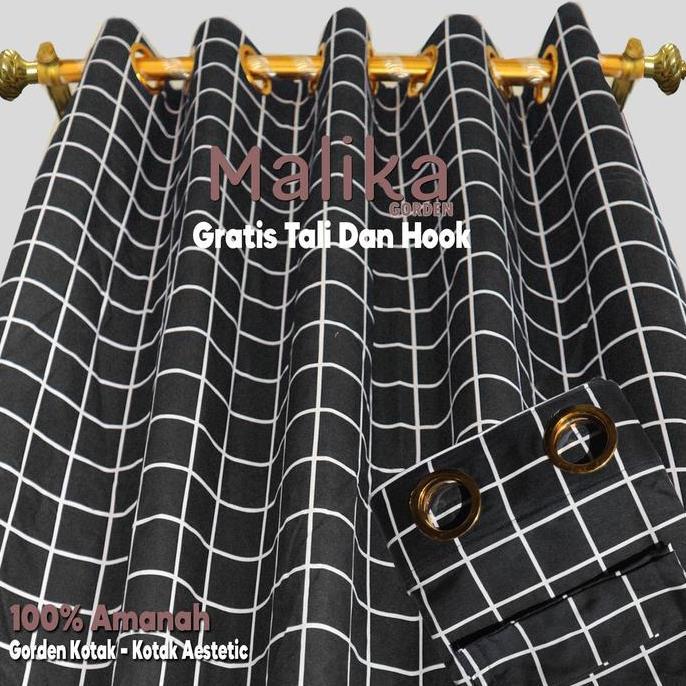 Lengkap- Gorden Pintu Kotak Hitam-Gorden Jendela-Gorden Kamar
