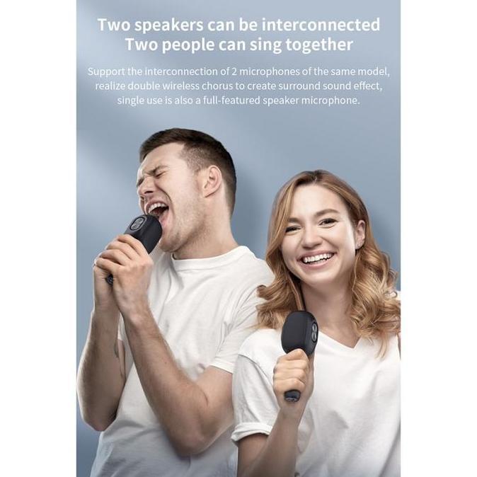 Zealot Microphone Karaoke Wireless Bluetooth Speaker Hp KTV Mikrofon