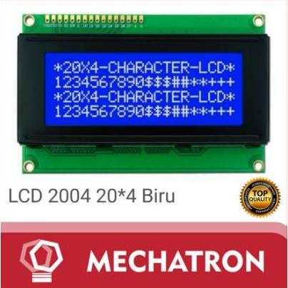 Trikikal- Lcd2004 20X4 Lcd 2004A Lcd 2004 Lcd Module 5V Biru Blue Backlight