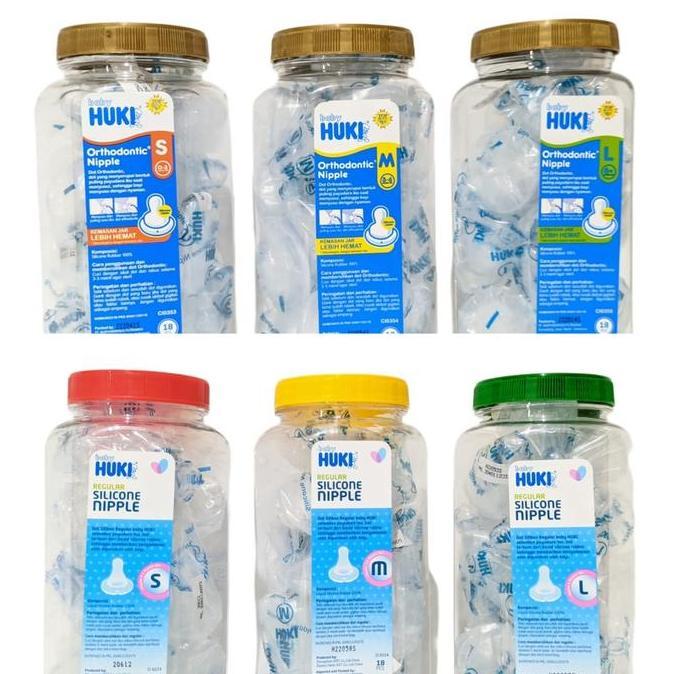 Bybyzx- 1 Toples Huki Nipple Dot Silicone Reguler Dan Ortodentic Bayi ( 1 Toples Isi 18Pcs )