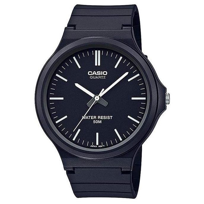 Wgwg- Casio Mw-240 Jam Tangan Pria Resin Water Resist 50M Quartz Analog Garansi Resmi