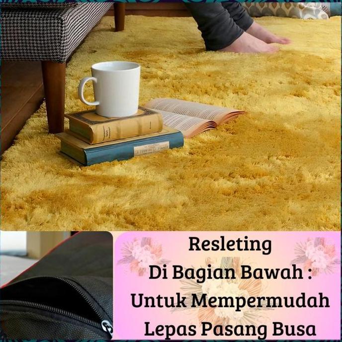 Lengkap- Karpet Bulu Rasfur Ukuran 160X100X3.5Cm