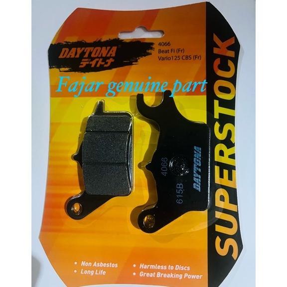 Kampas rem depan cakram discpad racing daytona vario cbs, beat fi, spacy 100% original kode 4066