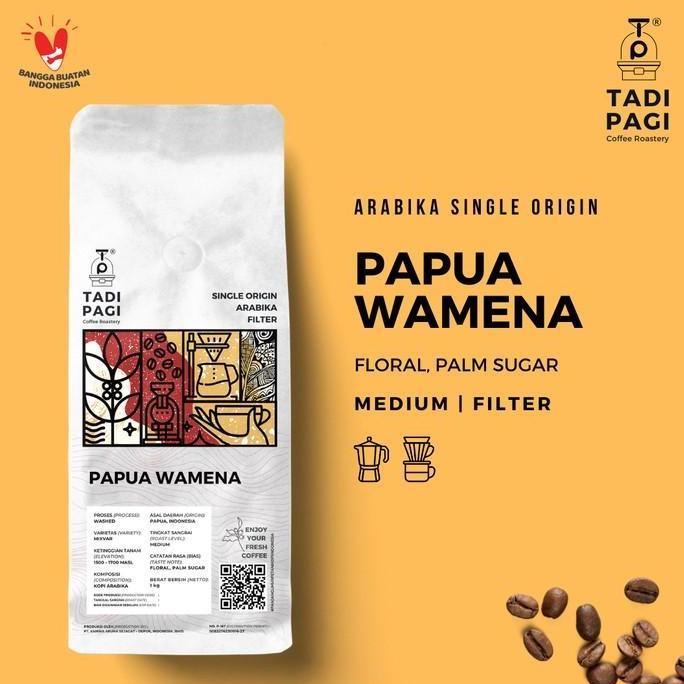 Arabika Papua Wamena 200 gr Roast Bean Coffee