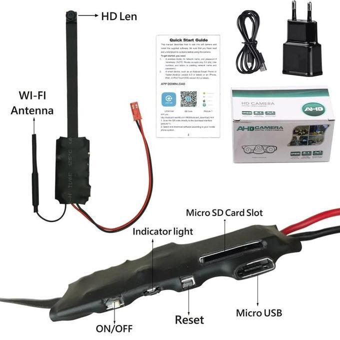 Scuritoi- Spy Camera Ip Wireless Wifi 8Mp Hidden Spy Cam Super Mini Full Hd 4K Cctv Kamera