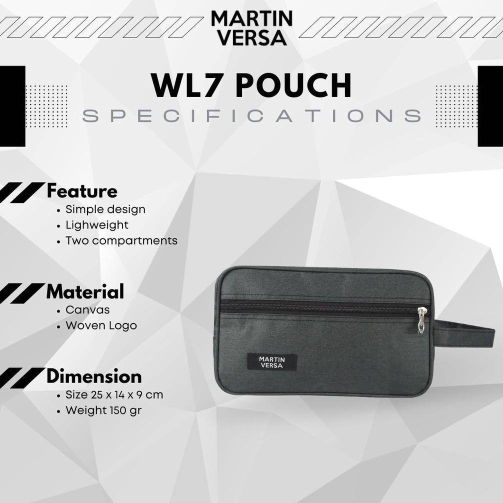 Martin Versa WL7 Tas Pouch Unisex Kanvas Nylon | Tas Serbaguna Pria & Wanita