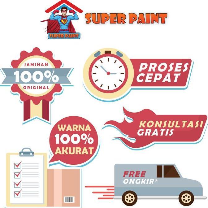 Wbex- Cat Pelapis Bocor Nodrop / No Drop Cat Tembok Semua Warna Ukuran 20Kg