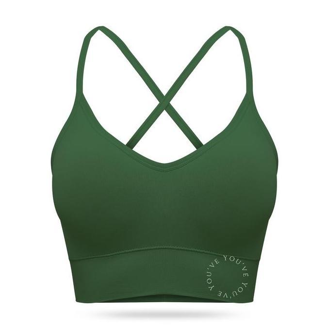 Lansungkirim- YouVe (Youhave) Bh Sport Bra Wanita Sport Busa Tipis Bisa Dilepas Pasang 100109