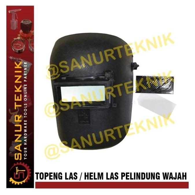 (Allthebest) Topeng Las / Kedok Las / Helm Las Pelindung Wajah warna HITAM