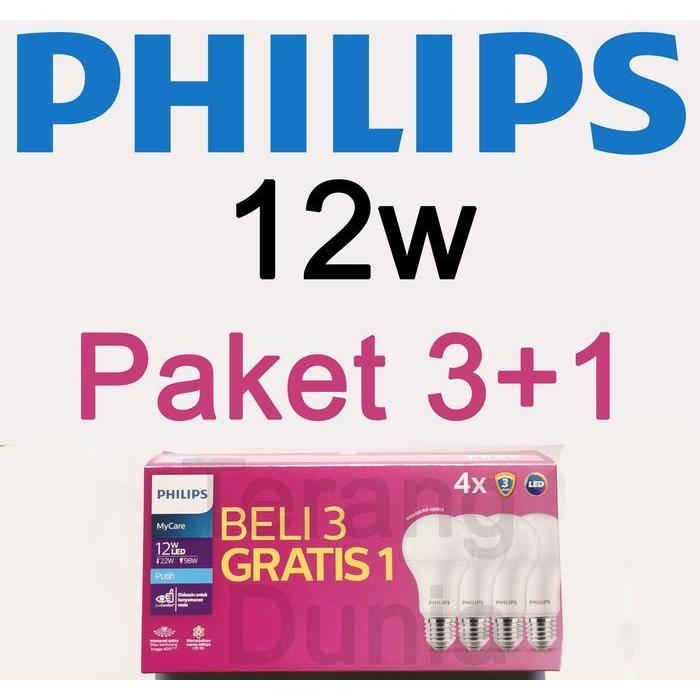 Philips lampu led 12w Paket Lampu Philips LED 12w Paket 12w Philips